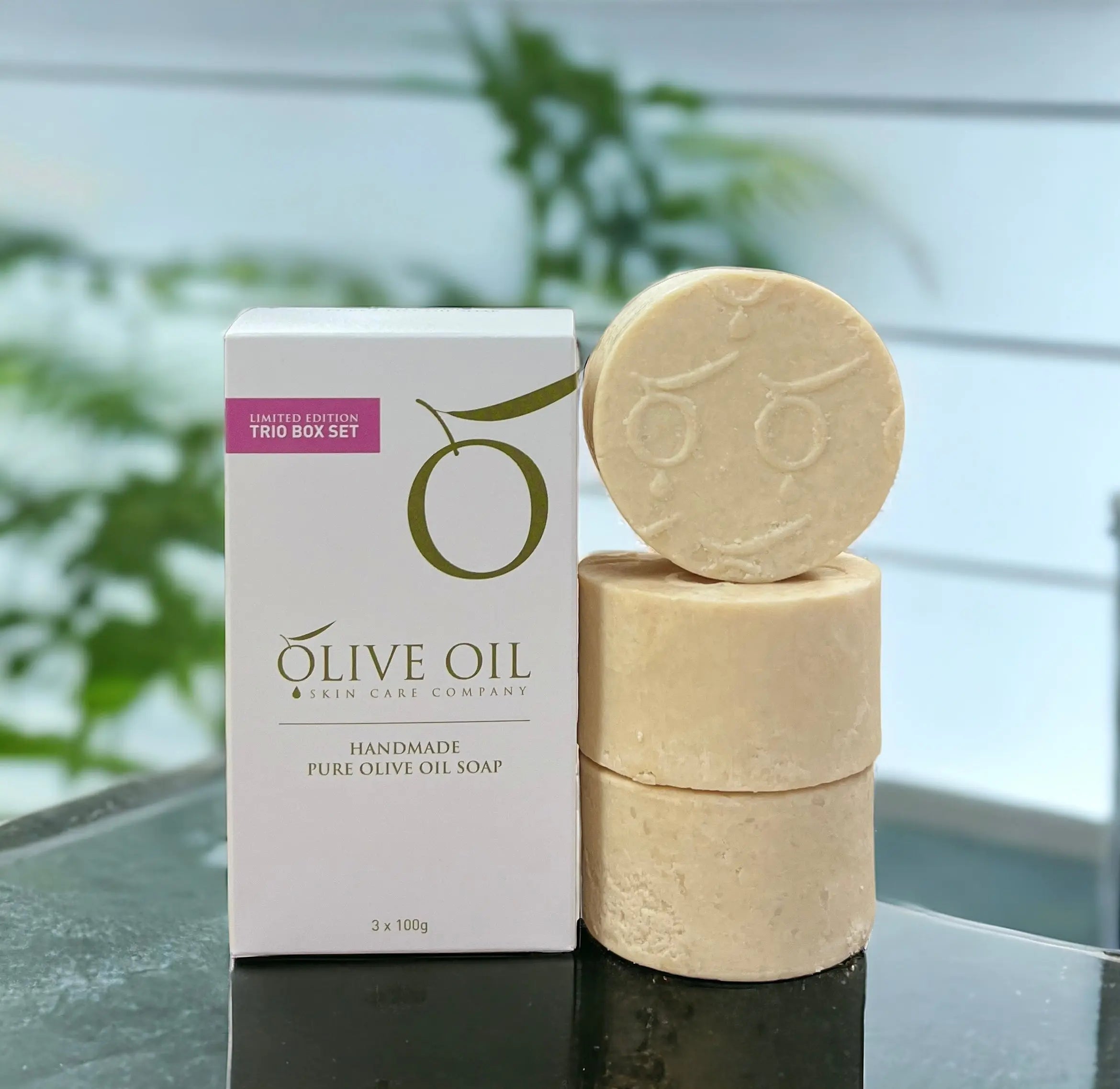 OOSC Gift Series,  All -Natural Soap ,Mixed Trio Pack. The Olive Oil Skincare Company