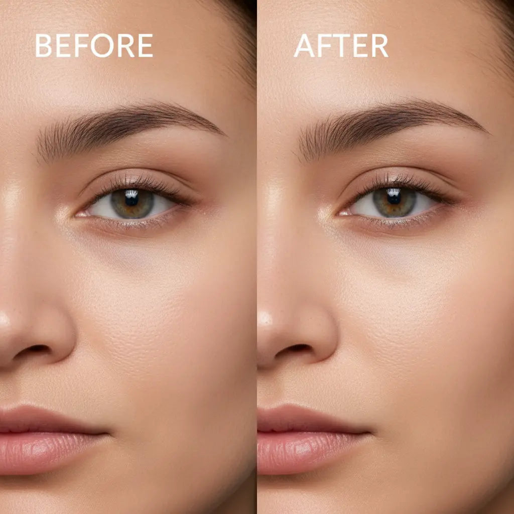 Avant-après correcteur