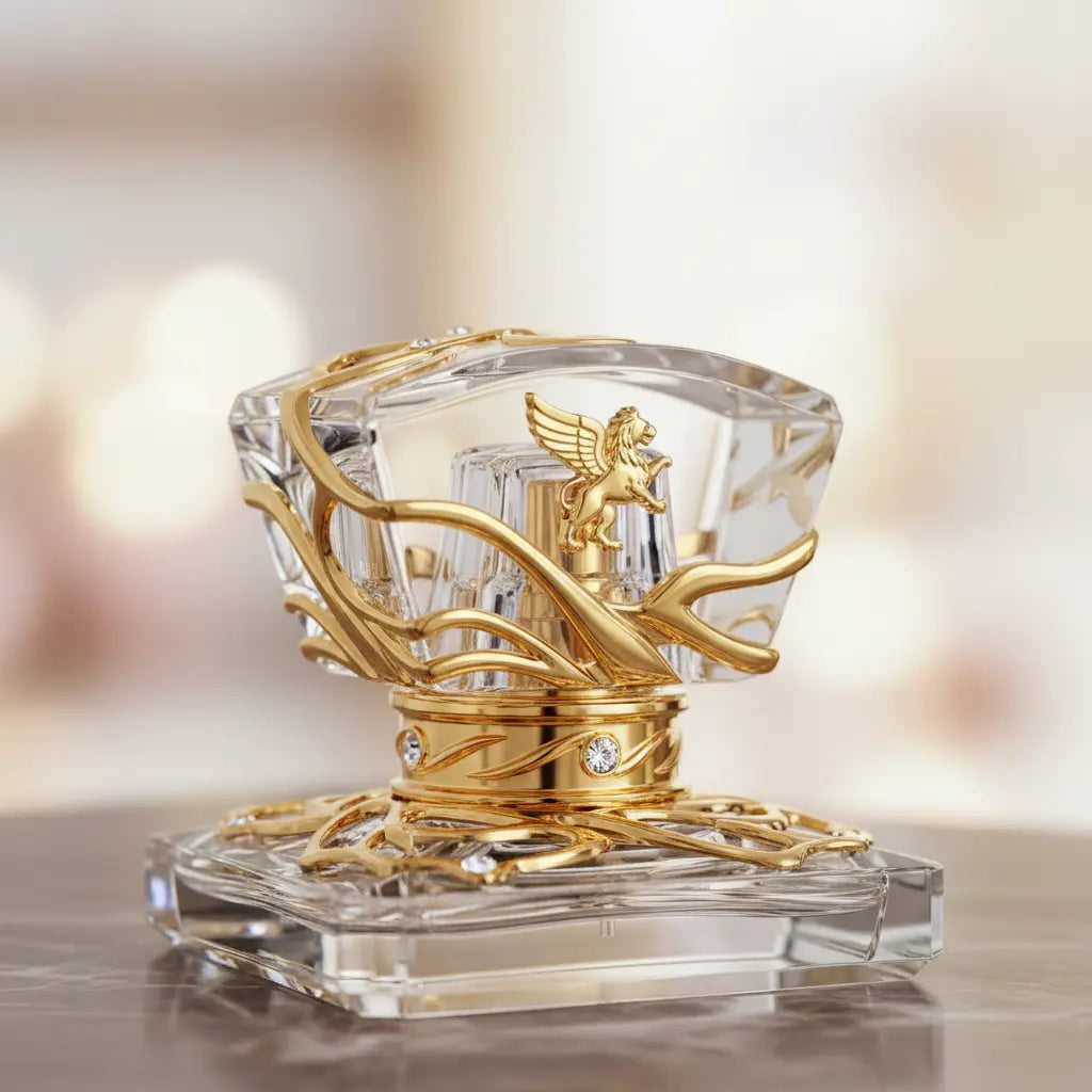 Détails du bouchon doré