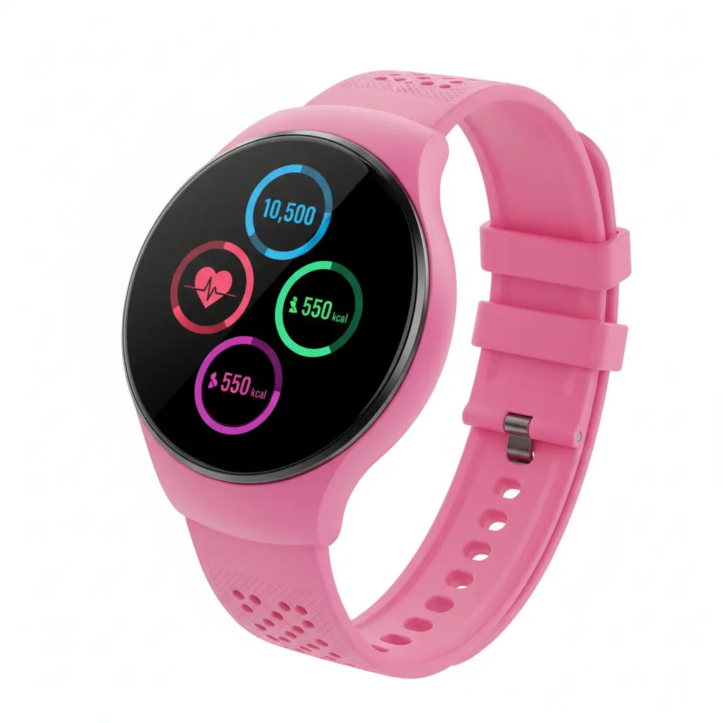 Montre fitness tracker rose
