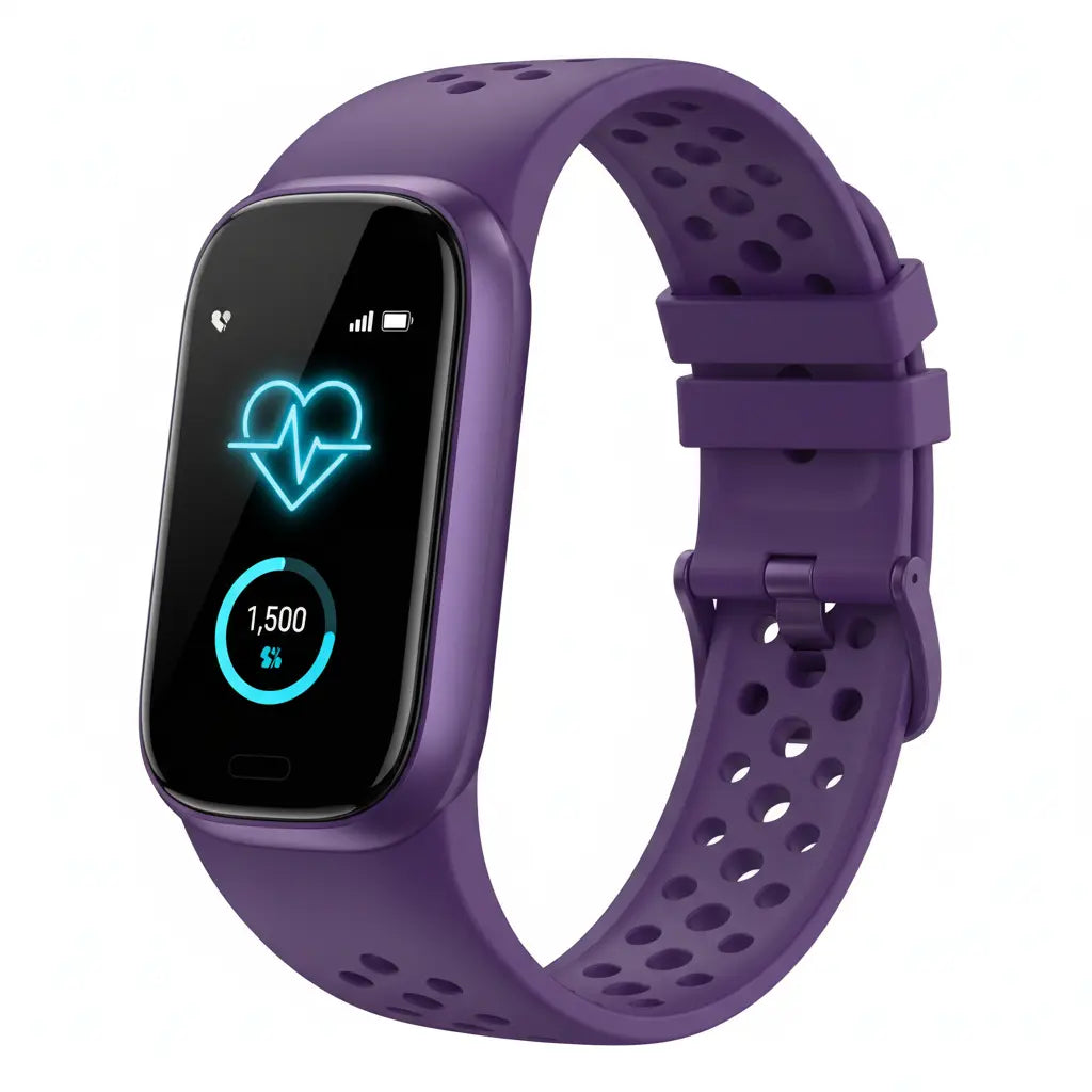 Montre fitness tracker violette