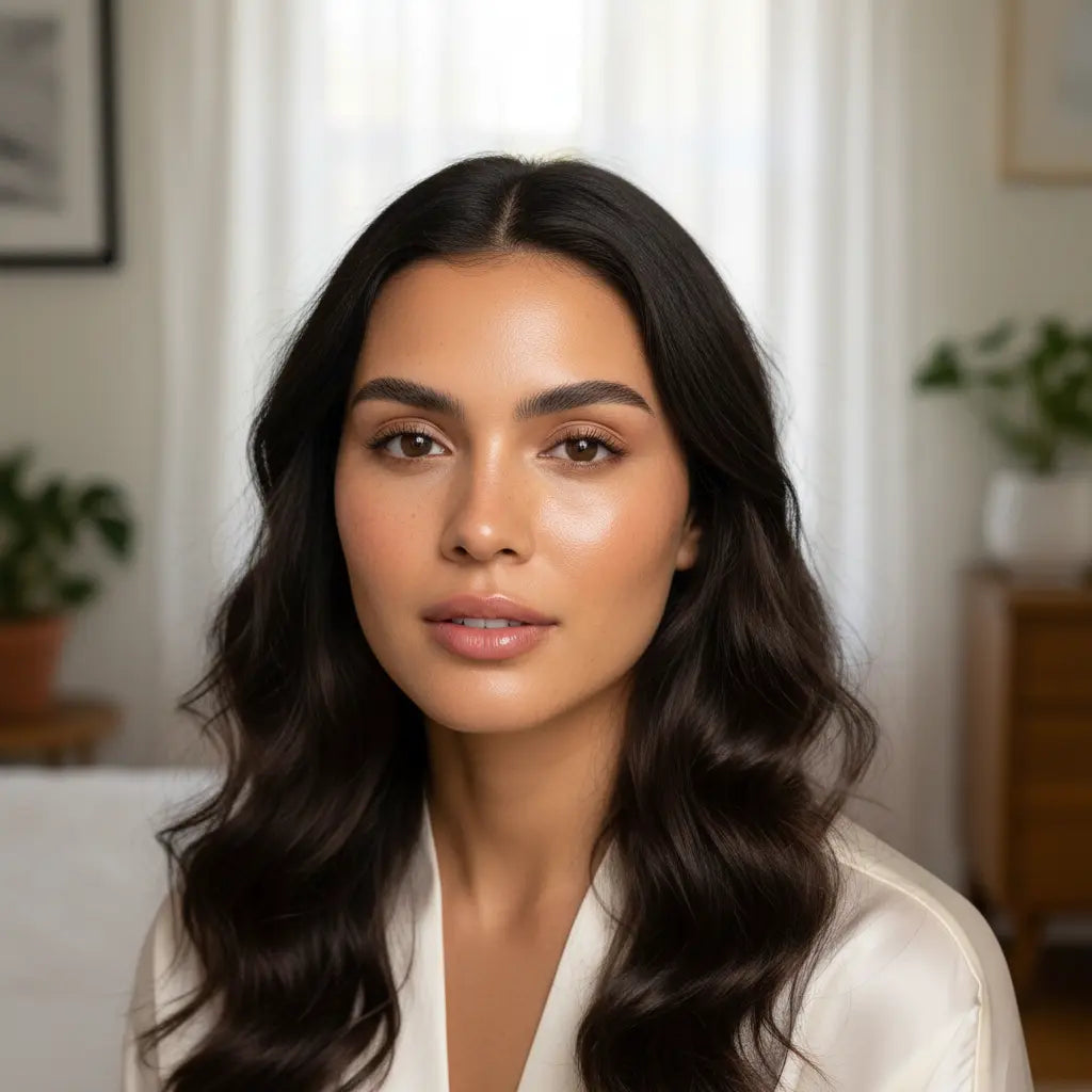 Résultat final crème teintée